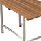 Homeroots 18" X 22" Brown Teak Rectangular Shower Bench 549349 - alternate 4