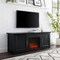 Crosley Camden Low Profile Fireplace Tv Stand For 65+ Inch Tv KF100558BK - alternate 6