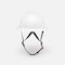 Ironwear Type 2 Class C Vented Full Brim Safety Helmet w/ Chin Strap, White 3969-W - alternate 1