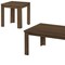 Homeroots Set of Three 44" Dark Brown Coffee Table, 3PK 489964 - alternate 3