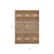Homeroots 8' X 10' Orange Wheat And Taupe Southwestern Washable Indoor Outdoor Area Rug 613942 - alternate 3