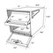Mail Boss Mail Manager Locking Post-Mount Mailbox, Alpine White, USPS Approved 805912 - alternate 5