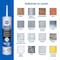 Ge Supreme Silicone 2814816 Window & Door Sealant, Clear, 24 hr Curing, 10.1 fl-oz Cartridge 2970967 - alternate 4
