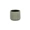 Homeroots Green Ceramic 25 Ounce Striped Round Distressed Pot Planter 487415 - alternate 4