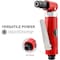 Neiko 1/4'' Air Right Angle Die Grinder, 20,000 RPM, 4 CFM Consumption, Rear Exhaust, Pistol Grip 30060A - alternate 5