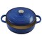 Crock-Pot Crock Pot Artisan Enameled 5 Qt Cast Iron Round Braiser Pan with Self Basting Lid in Sapphire Blue 111999.02 - alternate 7