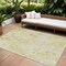 Homeroots 9' X 12' Gold Wheat And Ivory Floral Washable Indoor Outdoor Area Rug 583110 - alternate 6