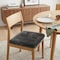 Homeroots 17" Charcoal Medical Sheepskin Chair Pad 480441 - alternate 4