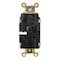 Hubbell Wiring Device-Kellems Straight Blade Receptacle, 5-15R, 15 A, 125V AC, 2 Pole, 3 Wire, Surface Mount, Grounded HBL5262STITR - alternate 3