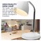 Newhouse Lighting Oxford 13 in. White Metal Flexible Classic Goose Neck Design Desk or Table Lamp NHDK-OX-WH - alternate 10