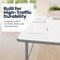 Flash Furniture Wren 72 in x 30 in Adjustable Height Activity Table, Thermal Laminate Top, Standard Legs, White XU-A3072-REC-WHT-T-A-GG - alternate 9