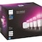 Signify Hue 4-Bulb 75W Equivalent Warm White & Color Ambiance A19 Medium Dimmable LED Light Bulb Starter Kit 563296 - alternate 1
