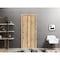 Sartodoors Sliding French Pocket Door with, Planum 0017 Oak and Aluminum Strips, Kit Trims Rail Hardware, Soli PLANUM0017PD-DUB-28 - alternate 1