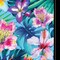 Homeroots Tropical Flowers 3 Black Framed Print Wall Art 407885 - alternate 5