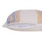 Homeroots 20" X 20" Blue and Off White Braided Cotton Zippered Pillow With Fringe 534301 - alternate 3