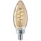 Signify Vintage 25W Equivalent Amber B11 Medium LED Decorative Light Bulb 565804 - alternate 5