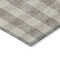 Homeroots 5' X 8' Beige And Brown Plaid Washable Indoor Outdoor Area Rug 595458 - alternate 7