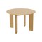 Homeroots 45" Black Solid Wood Double Pedestal Base Round Top Dining Table 712206 - alternate 5