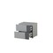 Homeroots 24" X 17" X 20" Light Grey And Dark Grey Nightstand 319117 - alternate 4
