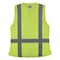 Ergodyne M Lime Class 2 Womens Hi-Vis Surveyor Vest 8247ZW-S - alternate 9