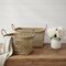 Homeroots Set of Two Brown Wicker Basket, 2PK 392158 - alternate 5
