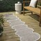 Jonathan Y Jasper Modern Rustic Abstract Beige/Cream 2 ft. x 8 ft. Indoor/Outdoor Shaped Runner Rug SHP101B-28 - alternate 1