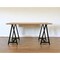 Homeroots 60" Ivory and Black Solid Wood Executive Desk 489176 - alternate 7