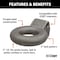 Curt Lunette Ring, Channel Style, Steel, Raw, For: No 48610 or No 48650 Pintle Hitch 48660 - alternate 4
