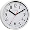 La Crosse Technology 8'' White Basics Analog Wall Clock 404-3020W - alternate 5