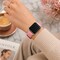 Elegani Alligator-Embossed Leather Watch Replacement Band Compatible with Apple Watch 44mm, Pink LSHQ-PNK-44mm - alternate 2