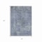 Homeroots 5' X 8' Blue And Gray Abstract Washable Indoor Outdoor Area Rug 615501 - alternate 6