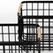 Homeroots Set of Two Black Metal Basket, 2PK 392166 - alternate 7