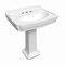 Whitehaus Collection Whitehaus Colleciton Pedestal Sink B-LO924-LO905-3H - alternate 1