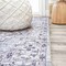 Jonathan Y Didim Boho Gray Medallion Non-Slip Machine-Washable Gray/Purple 5 ft Square Area Rug WSH102A-5SQ - alternate 6
