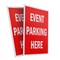 Signmission Event Parking Here, Plastic Signs Only 24 Inch x 36 Inch, Corrugated Plastic, 2PK CSB-2436-2PACK-Event Parking Here - alternate 1