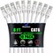 Maximm Cat6 Ethernet Cable 8ft 10Gbps 550MHz UTP, 10PK, White, 10PK CAT6CCA-8WH-10PK - alternate 1