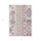 Homeroots 5' X 8' Pink Gray And Ivory Aztec Washable Indoor Outdoor Area Rug 598491 - alternate 7