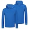 Protectx Sun Protection Hoodie, Polyester, Royal Blue, S, 2 PK HD-APL130-RBL-02-S - alternate 4