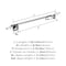 Amerock Stature Chrome Transitional 24 in 610 mm Towel Bar BH3609426 - alternate 4