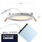 Bulbrite 4" Canless 2700K, 65w Equivalent, New Construction Integrated LED Recessed Light Kit Metal JBOX, 2PK 861675 - alternate 5