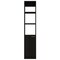 Homeroots 13" Black Laminate Display Stand With Four Shelves 477663 - alternate 4