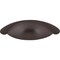 Hardware Resources Jeffrey Alexander Lyon 4-15/16'' Overall Length Dark Bronze Cabinet Cup Pull 8233ORB - alternate 1