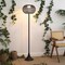 Jonathan Y Jaemin 58" Modern Coastal Faux Rattan Integrated Indoor/Outdoor LED Solar Powered Floor Lamp, Black JYL2601A - alternate 8