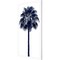 Homeroots Palm Tree Blue IV White Framed Print Wall Art 526996 - alternate 2