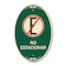 Signmission Spanish Parking Sign No Estacionar No Parkin, 12 In X 18 In Architectural, Heavy Gauge Aluminum A-OV-G-1218-22882 - alternate 1