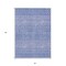 Homeroots 3' X 5' Sky Blue Purple And Ivory Tribal Washable Indoor Outdoor Area Rug 582632 - alternate 6