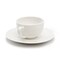 Elama Luna 12 Piece 3 Ounce Porcelain Espresso Cup Set in White with Saucers ELM-LUNA-3ESPRESSO - alternate 6