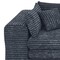 Homeroots 162" Gray Corduroy Compression Foam Sofa 719546 - alternate 5