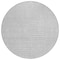 Homeroots 8' Silver And Ivory Round Geometric Washable Indoor Outdoor Area Rug 596970 - alternate 6