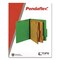Pendaflex Pressboard Folders, 2/5 Tab, Exp 2.5", 2 Full-Pocket Dividers, 6 Fasteners, Letter, Dark Green, 10PK 24083P - alternate 3